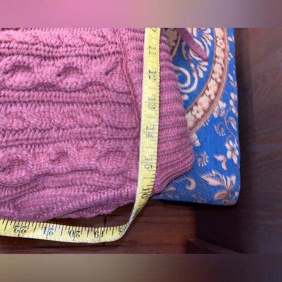 SOLD‼️HONOR THE GIFT (Unisex) MEN’S CABLE-KNIT PANTS - Maroon - Size S - Picture 9 of 10